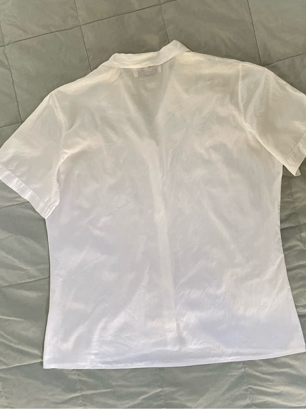 Vintage hand embroidered women’s white shirt - Picture 8 of 14